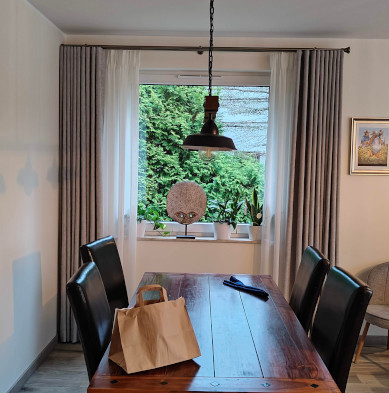 Room without curtains